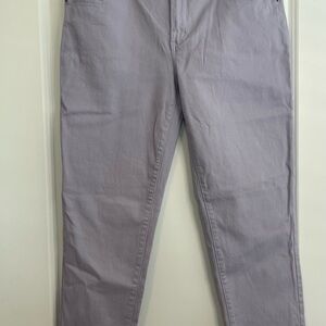 Sonoma Girlfriend Lavender Straight-Leg Pants